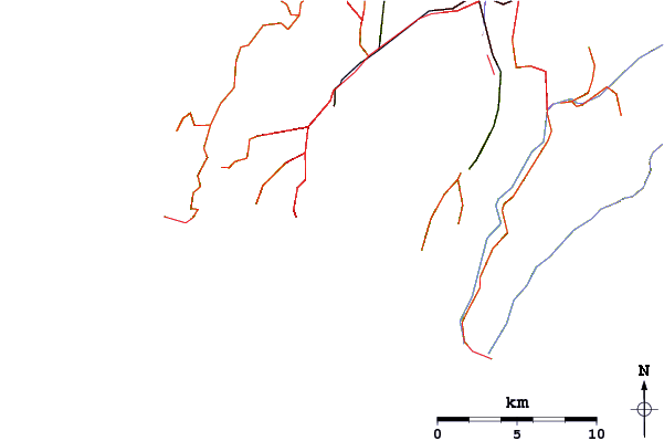 Routes et rivières à proximité Houghton Bay