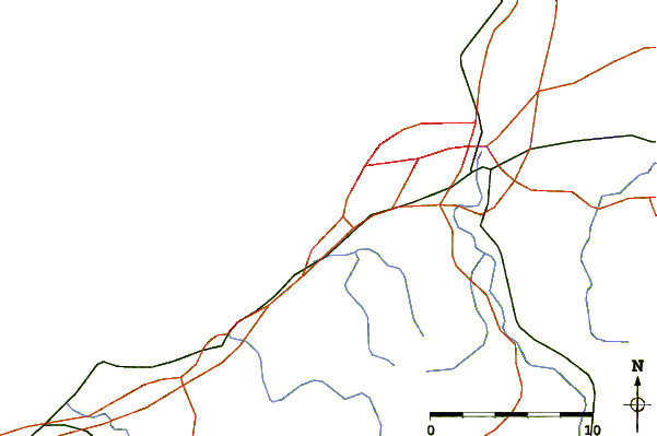 Routes et rivières à proximité IIbarritz