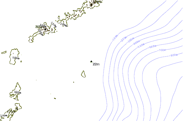 Littoral autour Ikei Island