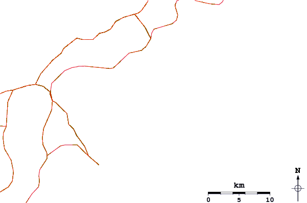 Routes et rivières à proximité Ikei Island