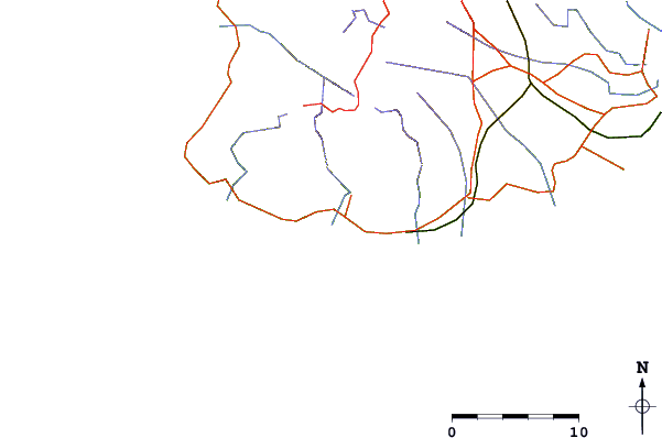 Routes et rivières à proximité Ilot Sancho