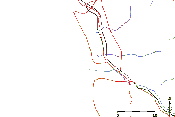 Routes et rivières à proximité Imperial Pier (North and South)