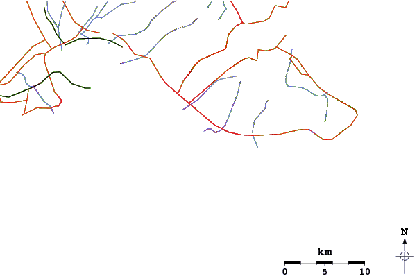 Routes et rivières à proximité In Betweens