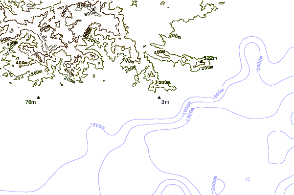 Littoral autour Inches