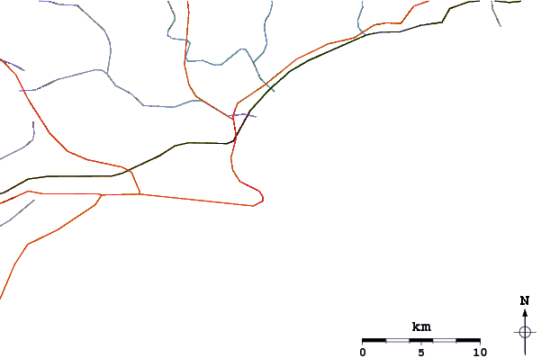 Routes et rivières à proximité Inner Pool