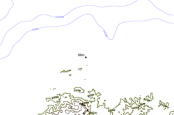 Littoral autour Isla Grande