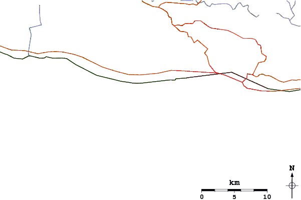 Routes et rivières à proximité Isla Vista