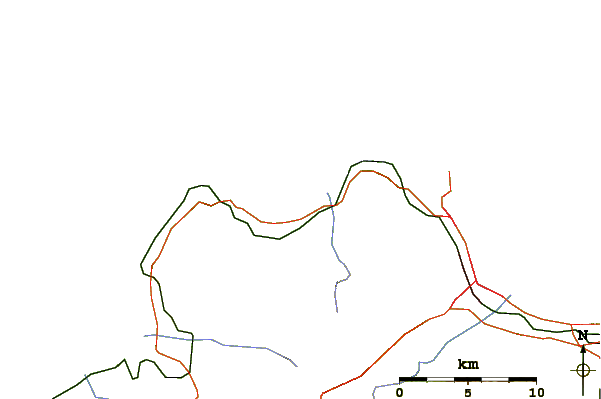 Routes et rivières à proximité Isola Delle Femmine