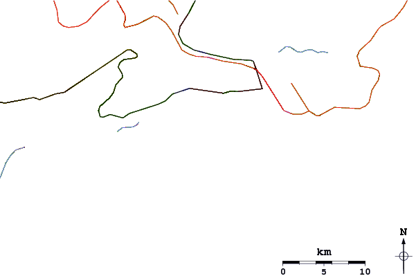 Routes et rivières à proximité Itaipu