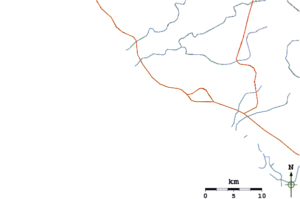 Routes et rivières à proximité Ixtapa Island