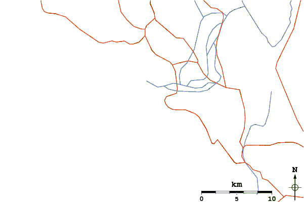 Routes et rivières à proximité Kerentza