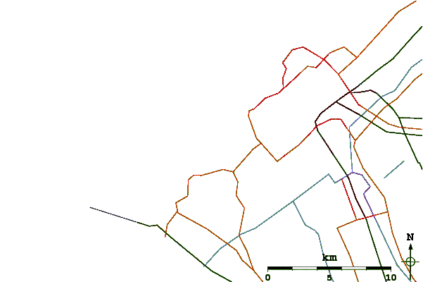 Routes et rivières à proximité Kijkduin