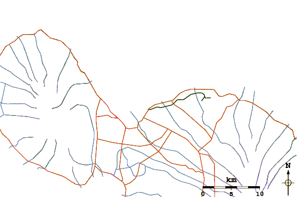 Routes et rivières à proximité Kings Reef
