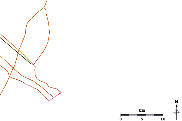 Routes et rivières à proximité Kirbys Point