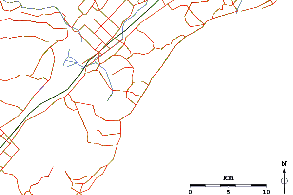 Routes et rivières à proximité Dunedin - Kuri Bush