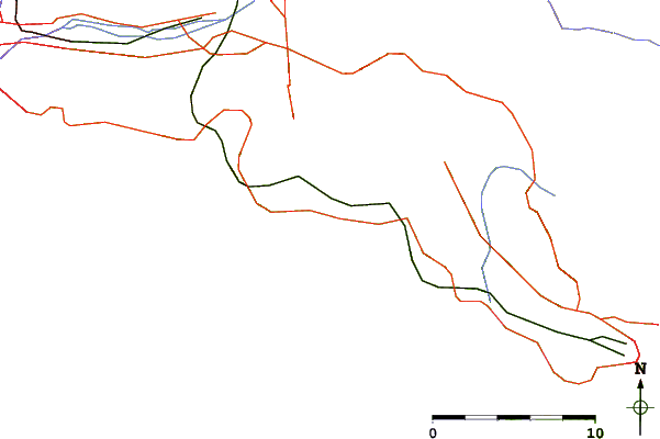 Routes et rivières à proximité L'Arene Cros