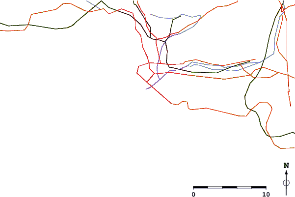 Routes et rivières à proximité L'Escale Borely