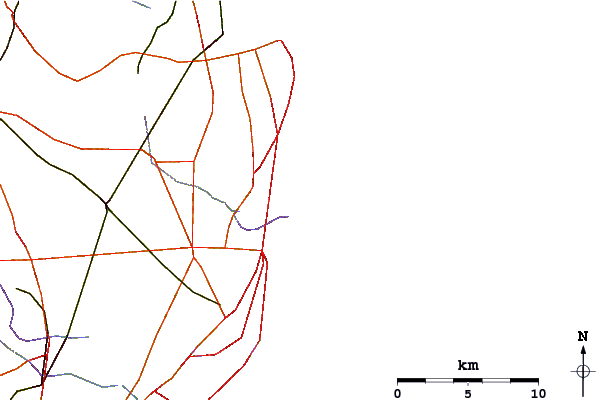 Routes et rivières à proximité L Jetty