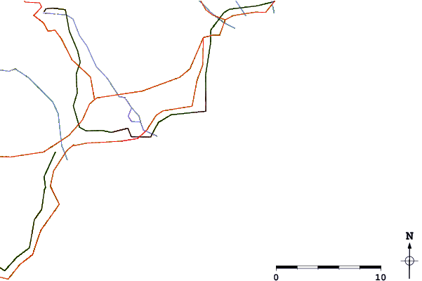 Routes et rivières à proximité L'Olivette