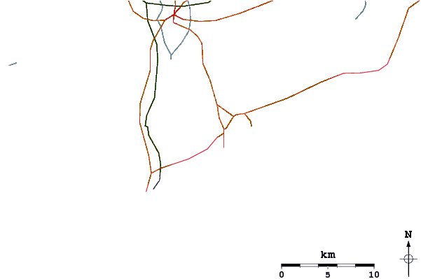 Routes et rivières à proximité La Barra