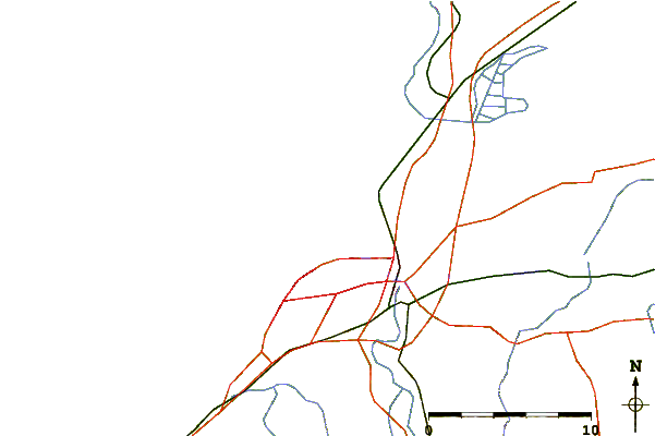 Routes et rivières à proximité Anglet - La Petite Barre