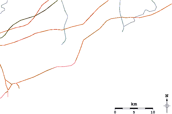 Routes et rivières à proximité La Barre de Jose Ignacio