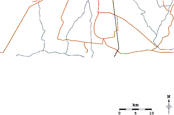 Routes et rivières à proximité La Barrita
