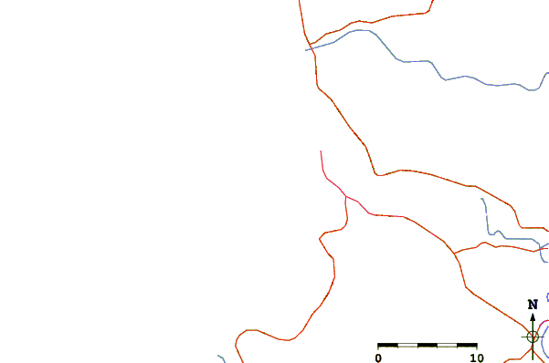 Routes et rivières à proximité La Bellaca