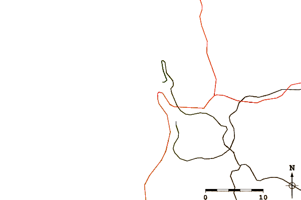 Routes et rivières à proximité El Bajo / La Bestia