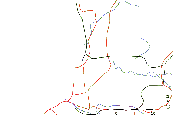 Routes et rivières à proximité La Boca Con Con