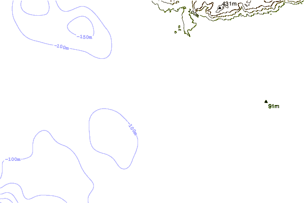 Littoral autour La Bocana
