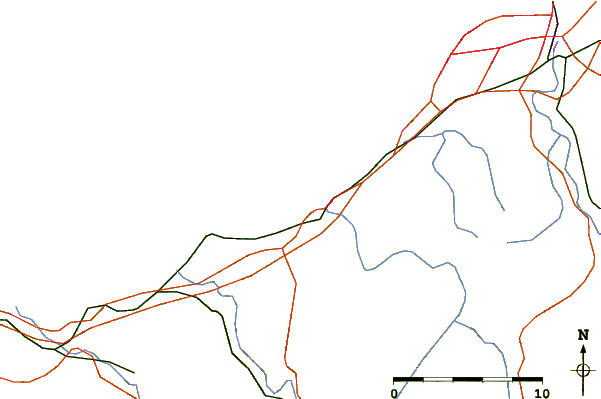 Routes et rivières à proximité St Jean de Luz - La Bougie