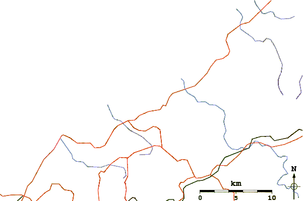 Routes et rivières à proximité La Ciaccia