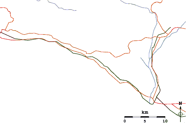Routes et rivières à proximité La Conchita Beach