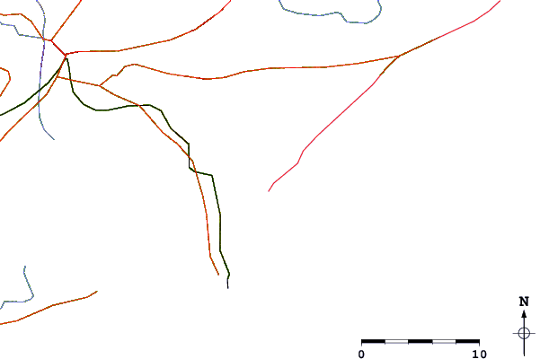 Routes et rivières à proximité La Derecha