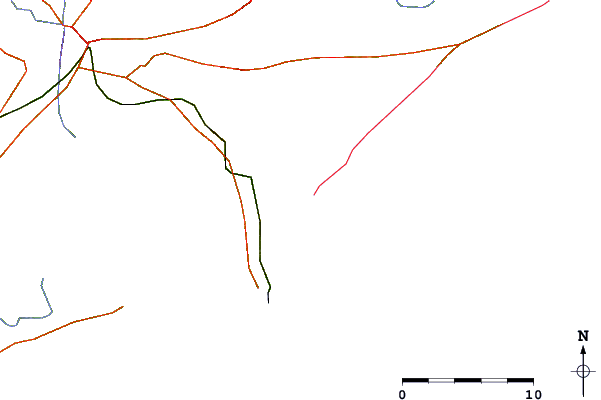 Routes et rivières à proximité La Izquierda de la Rocas
