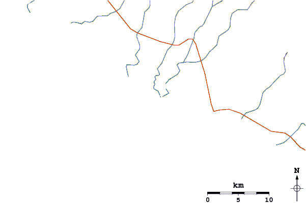 Routes et rivières à proximité La Laguna