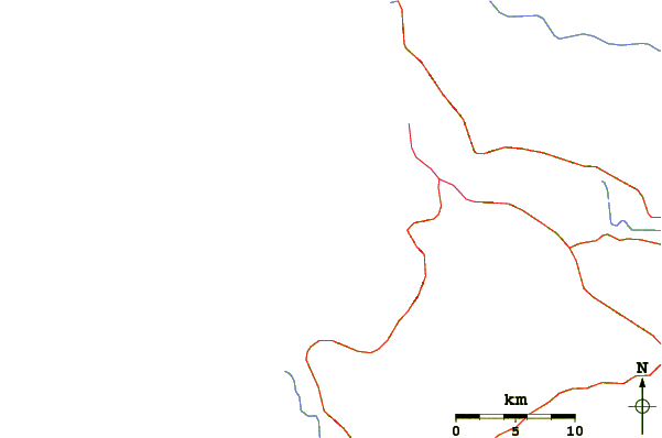Routes et rivières à proximité La Mesita
