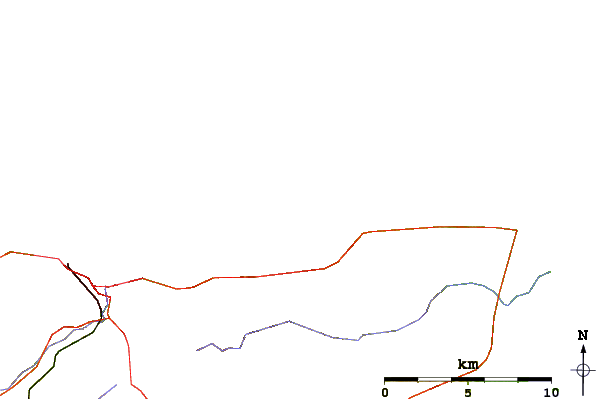 Routes et rivières à proximité La Mondree