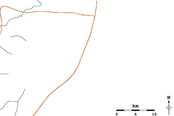 Routes et rivières à proximité La Moza