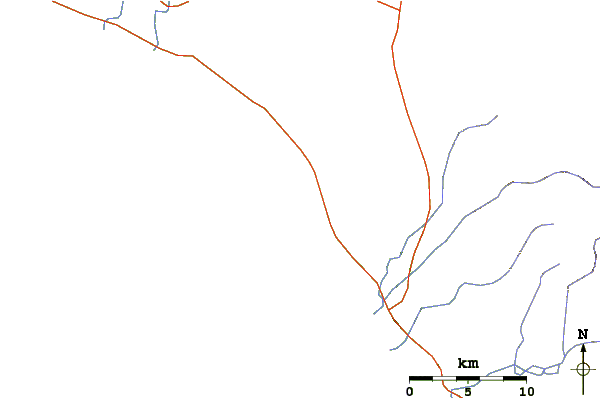 Routes et rivières à proximité La Pastora