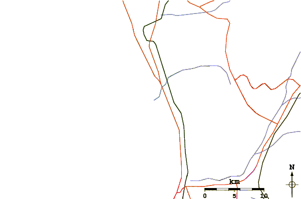 Routes et rivières à proximité La Portada