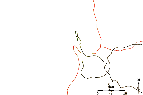 Routes et rivières à proximité La Punta Uno