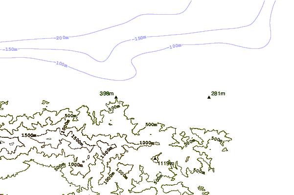 Littoral autour La Sabana