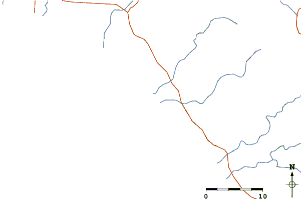 Routes et rivières à proximité La Saladita