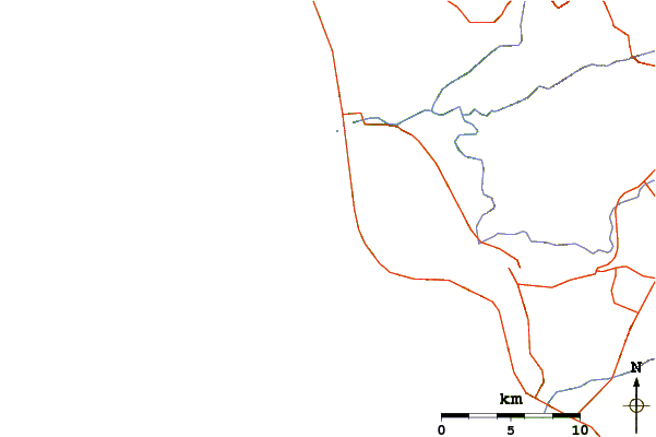 Routes et rivières à proximité La Salina