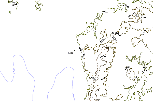 Littoral autour La Speranza