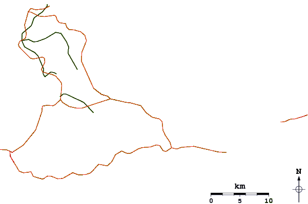 Routes et rivières à proximité La Station