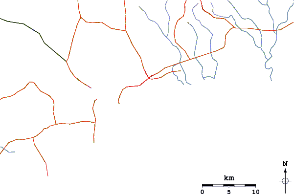 Routes et rivières à proximité La Zurda
