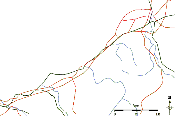 Routes et rivières à proximité Lafitenia